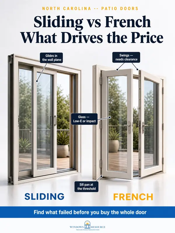 Sliding vs French Patio Doors: What Drives the Price