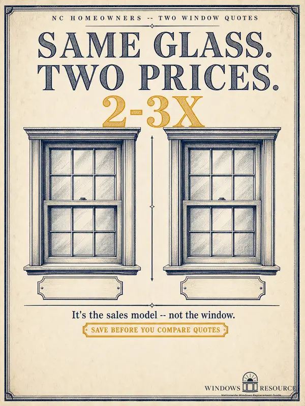 Same Glass. Two Prices. Why Window Quotes Land 2-3X Apart