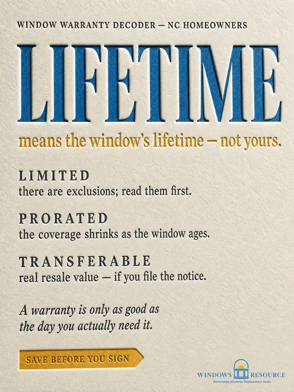 'Lifetime' Means the Window's Lifetime, Not Yours