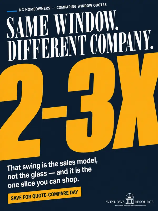 Same Window, 2-3X the Price