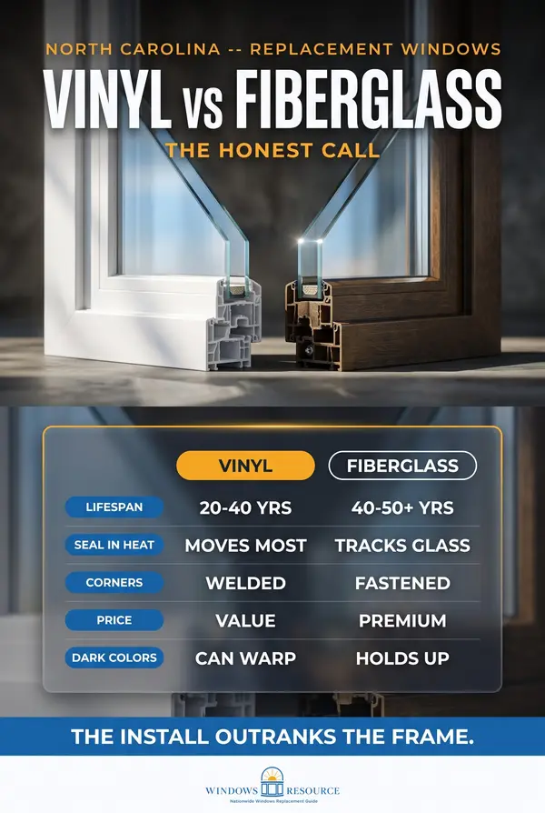 Vinyl vs Fiberglass Windows: The Honest Call
