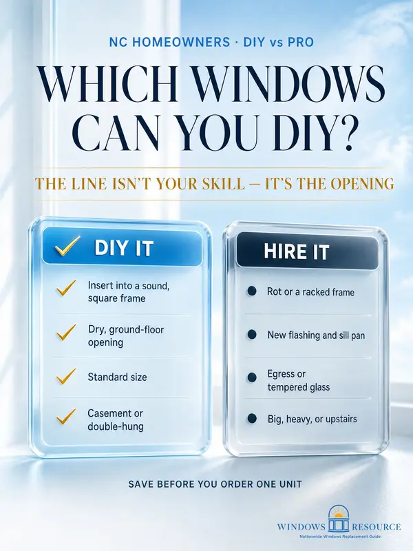 Which Windows Can You DIY?