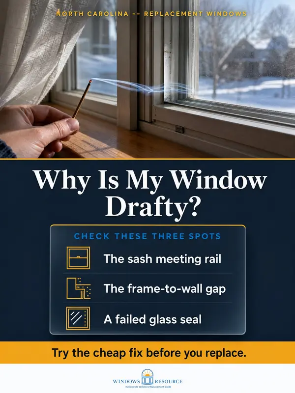 Drafty Window? Fix It or Replace It
