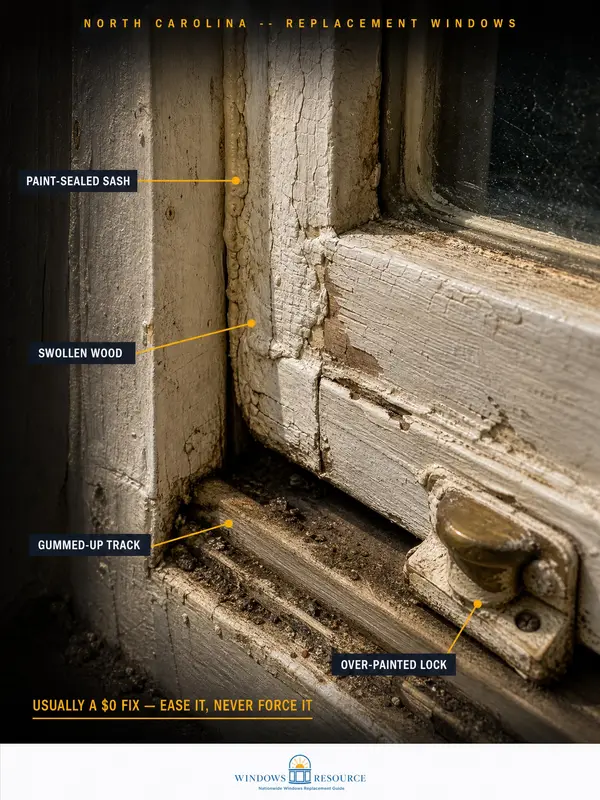 Stuck Window? Here's What's Actually Wrong