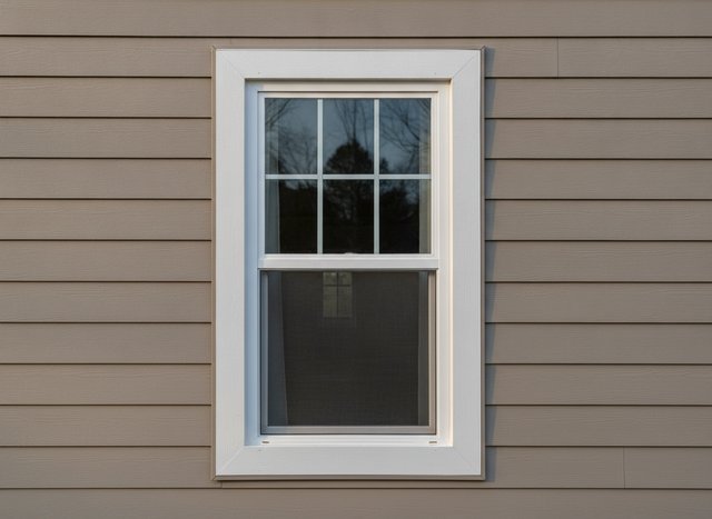 The classic single-hung: a fixed top sash over the one sash that moves.